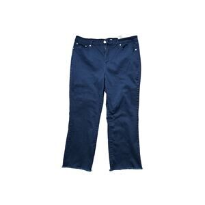 SEVEN 7 KICK FLARE jeans women’s size 16 stretch cotton/spandex
color Peacoat